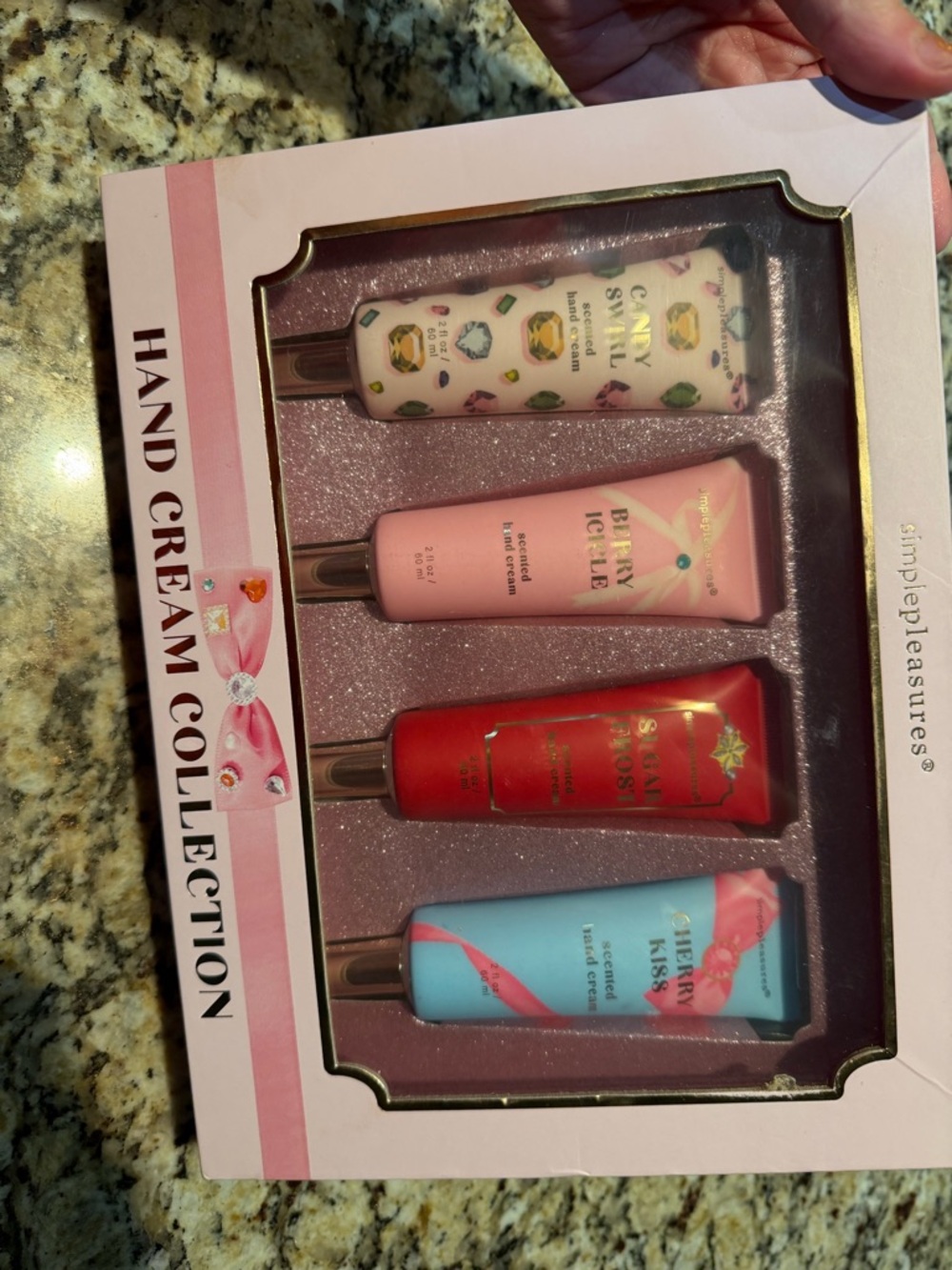 Hand Cream Collection - Pink, Red, Blue, Cream Tubes